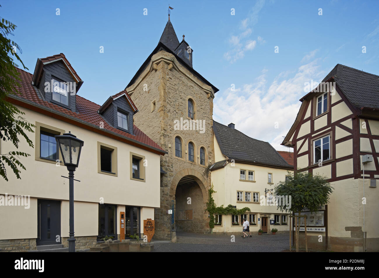 En Meisenheim Untertor, distrito administrativo de Bad Kreuznach, Región de Nahe-Hunsrueck, Renania-Palatinado, Alemania, Europ Foto de stock