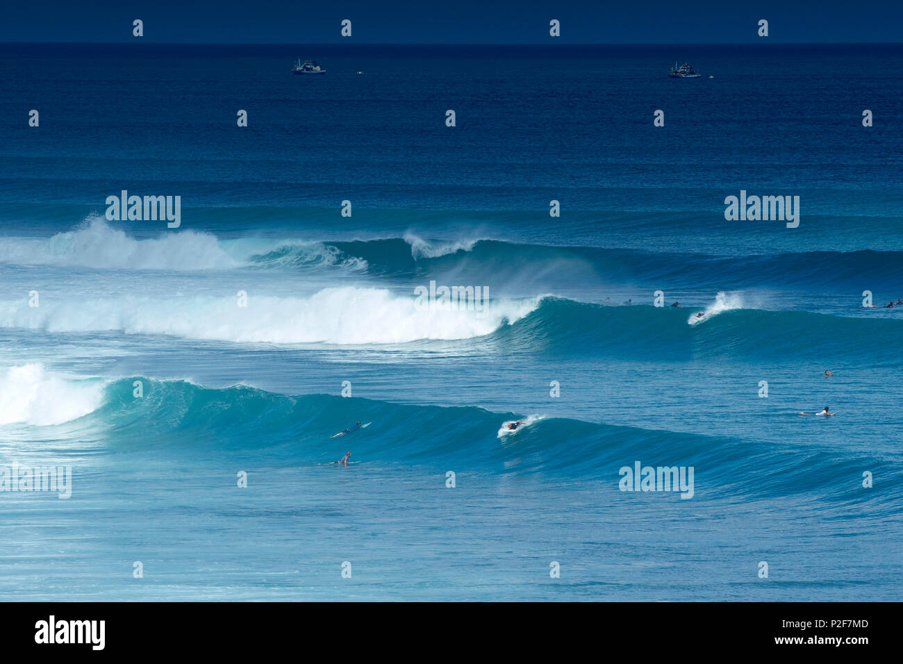 Las olas en la playa Balangan, Bali, Indonesia Foto de stock