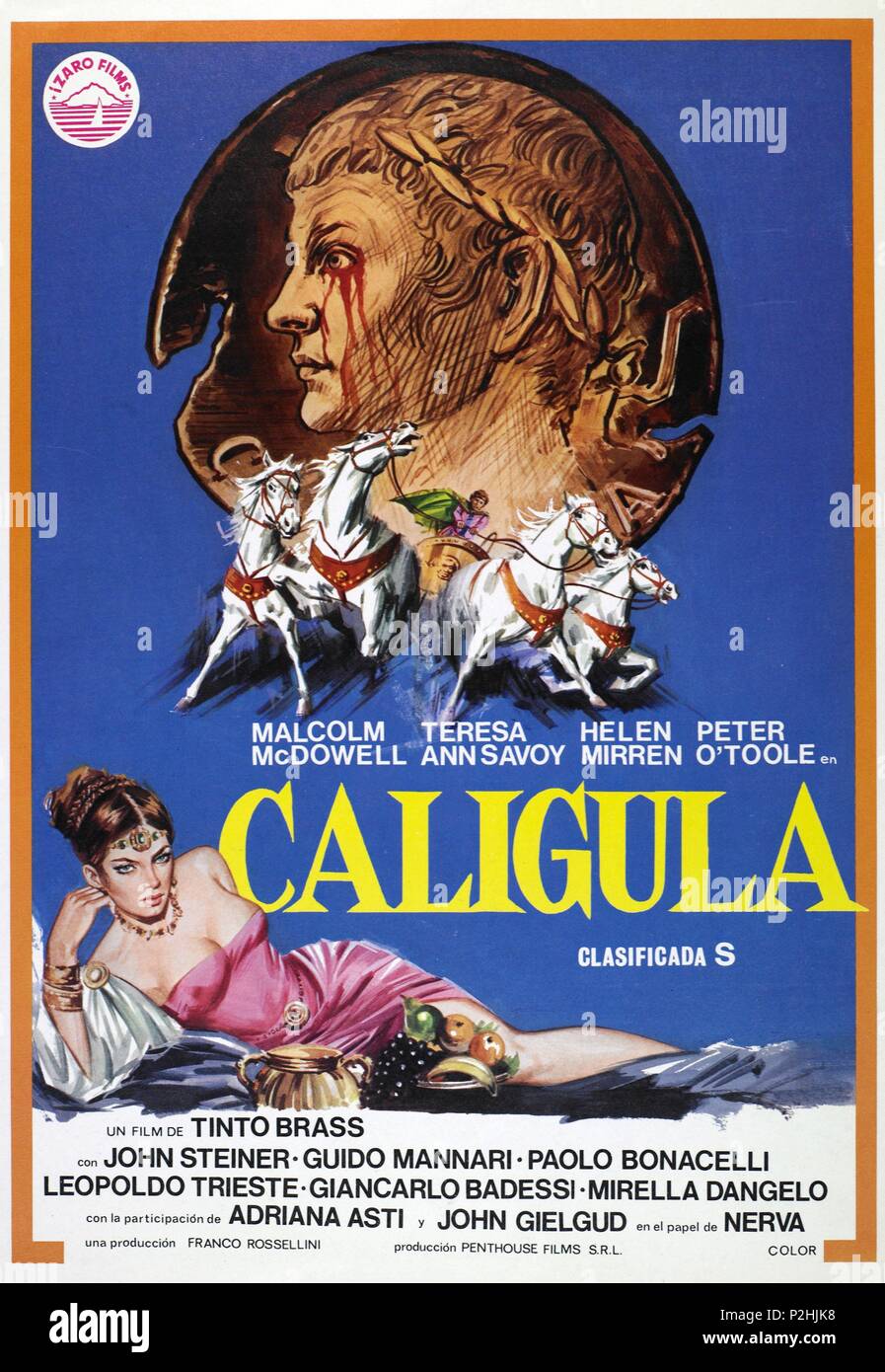 El título de la película original: Caligola. Título en inglés: Calígula. El  director de cine: Tinto Brass. Año: 1979. Crédito: GTO/FELIX/ático/Álbum  Fotografía de stock - Alamy