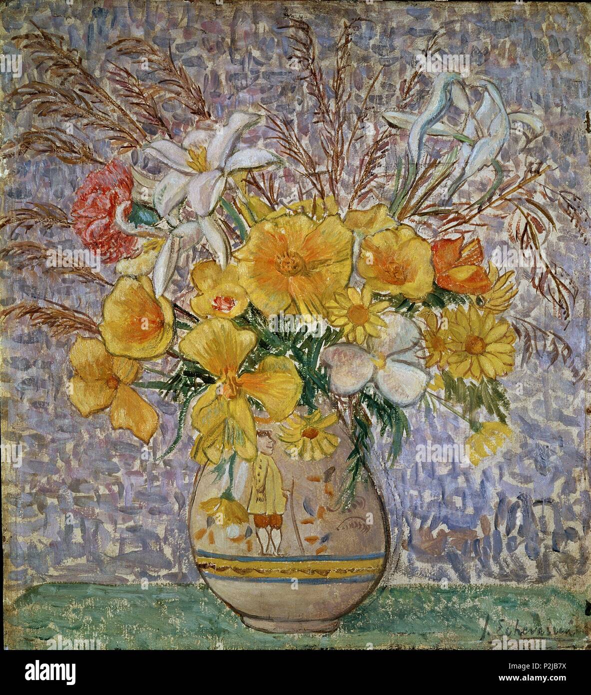 Flores'. Autor: Juan de Echevarría (1875-1931). Ubicación: El Museo Reina Sofía-PINTURA, Madrid, España Fotografía de stock - Alamy Flores'. Autor: Juan de Echevarría (1875-1931). Ubicación: El Museo Reina Sofía-PINTURA, Madrid, España Fotografía de stock - Alamy