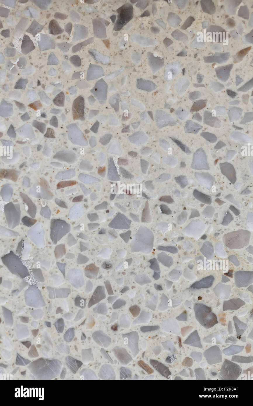 Textura de piedra, terrazo antiguo Fotografía de stock - Alamy