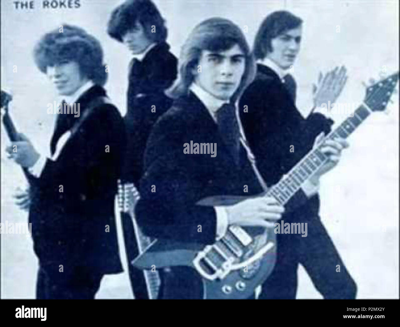. Italiano: Il gruppo musicale Rokes . 24 de mayo de 2015. 77 Rokeseko desconocido Foto de stock
