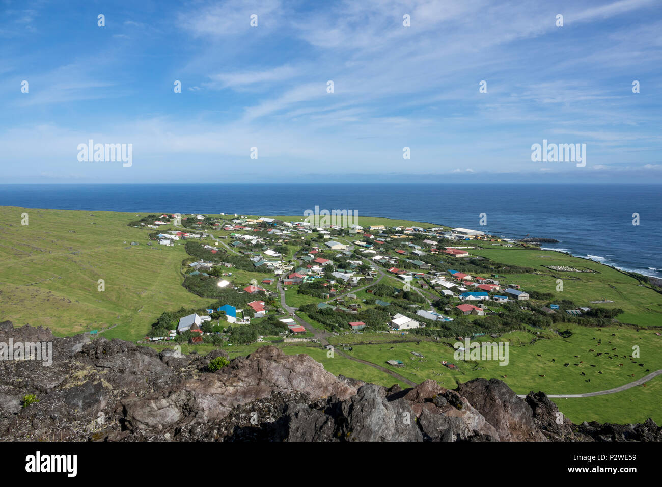 Vistas de Edimburgo de los Siete Mares, Tristan da Cunha, Territorios