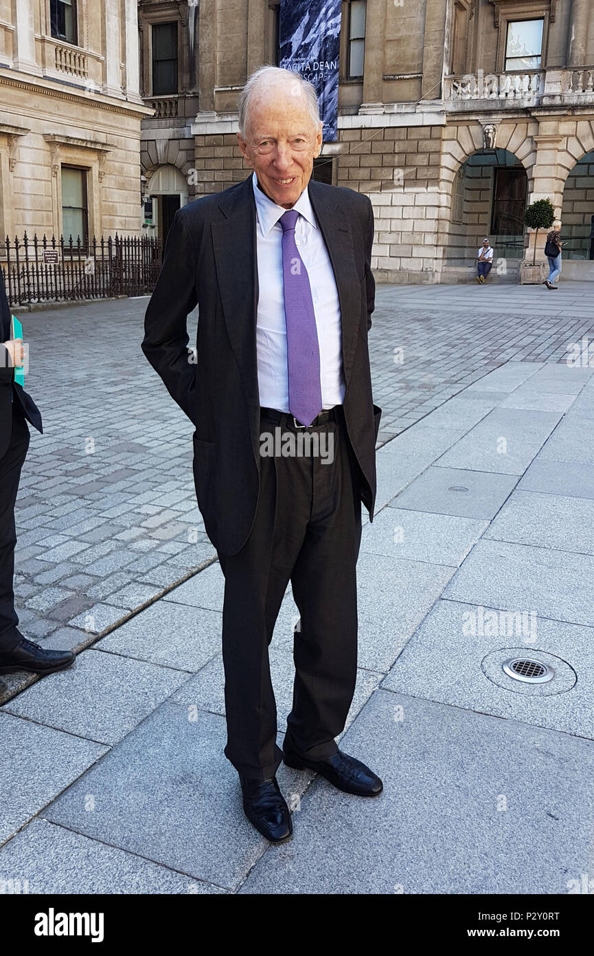 El nuevo Royal Academy of Arts cóctel Featuring: Jacob Rothschild donde:  Londres, Reino Unido cuando: 15 de mayo de 2018 Crédito: WENN.com  Fotografía de stock - Alamy