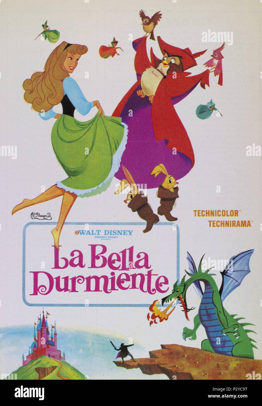 El Titulo Original De La Pelicula La Bella Durmiente Titulo En Ingles La Bella Durmiente El Director De Cine Wolfgang Reitherman Ano 1959 Credito Walt Disney Productions Album Fotografia De Stock Alamy
