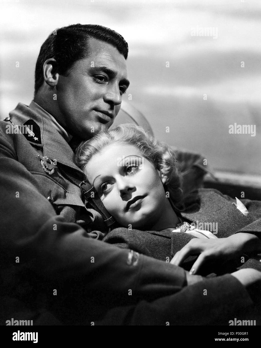 El título de la película original: ANN. Título en inglés: ANN. El director de cine: George Fitzmaurice. Año: 1936. Estrellas: Cary Grant, JEAN Harlow. Crédito: M.G.M. / Álbum Foto de stock