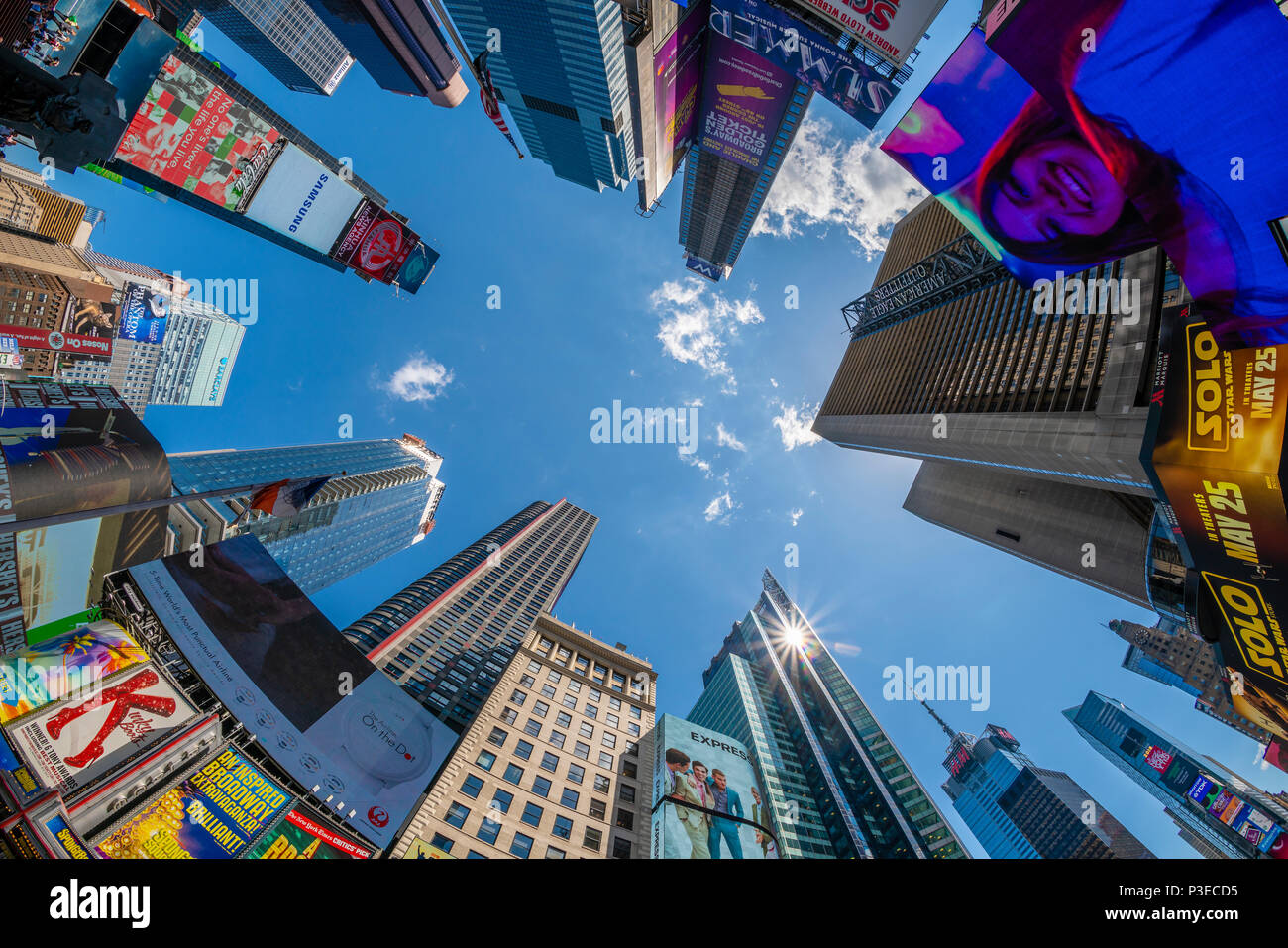 Times Square en Nueva York Foto de stock