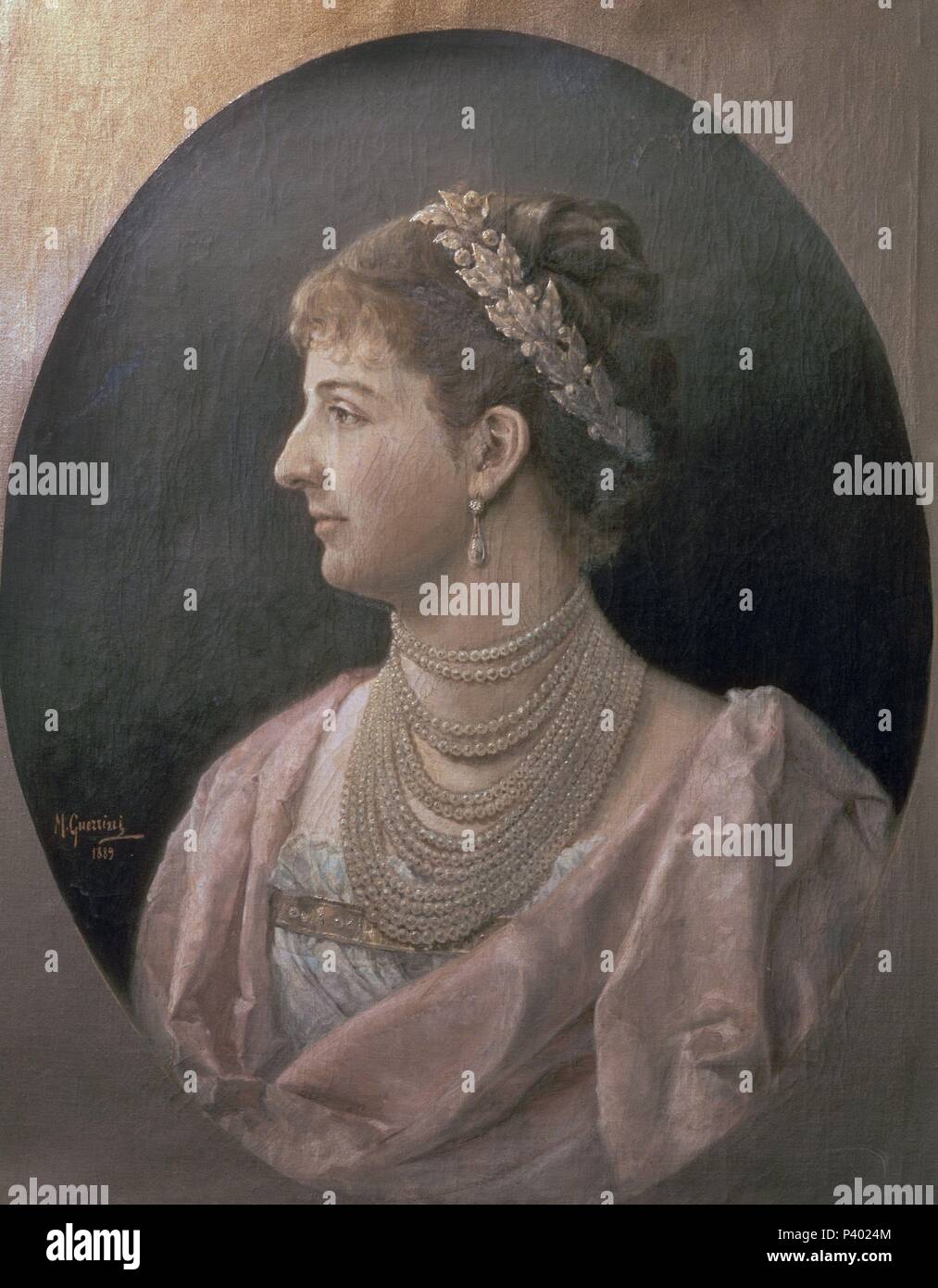 ELENA DE SABOYA (18731952), REINA DE ITALIA 1889. Autor GUERRINI M