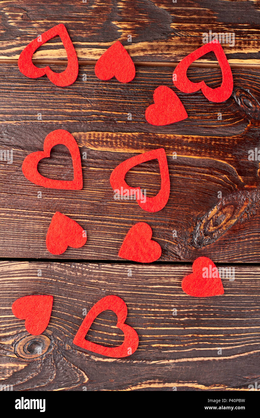 Decoración de corazones Fotografía de stock - Alamy