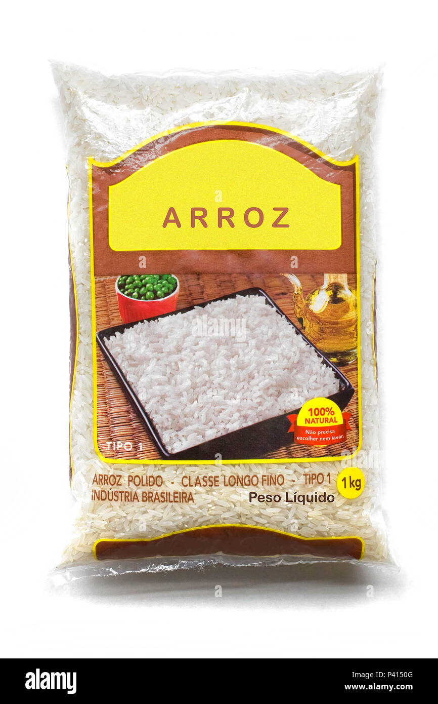 Arroz Pacote de Arroz Pacote com 1 kilo de arroz alimentação refeição  gastronomia culinária Fotografía de stock - Alamy