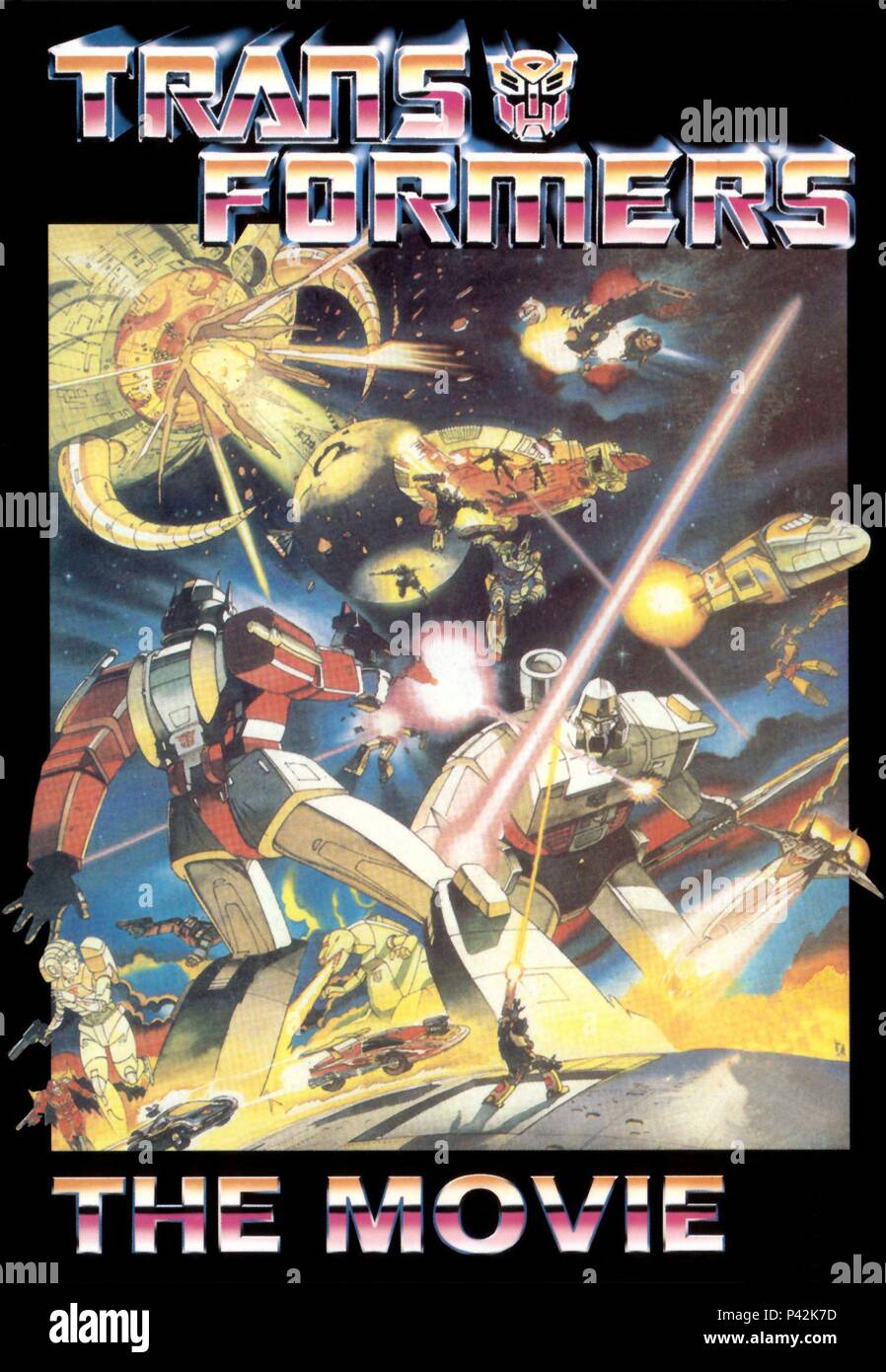 El título original de la película TRANSFORMERS LA PELÍCULA. Título en