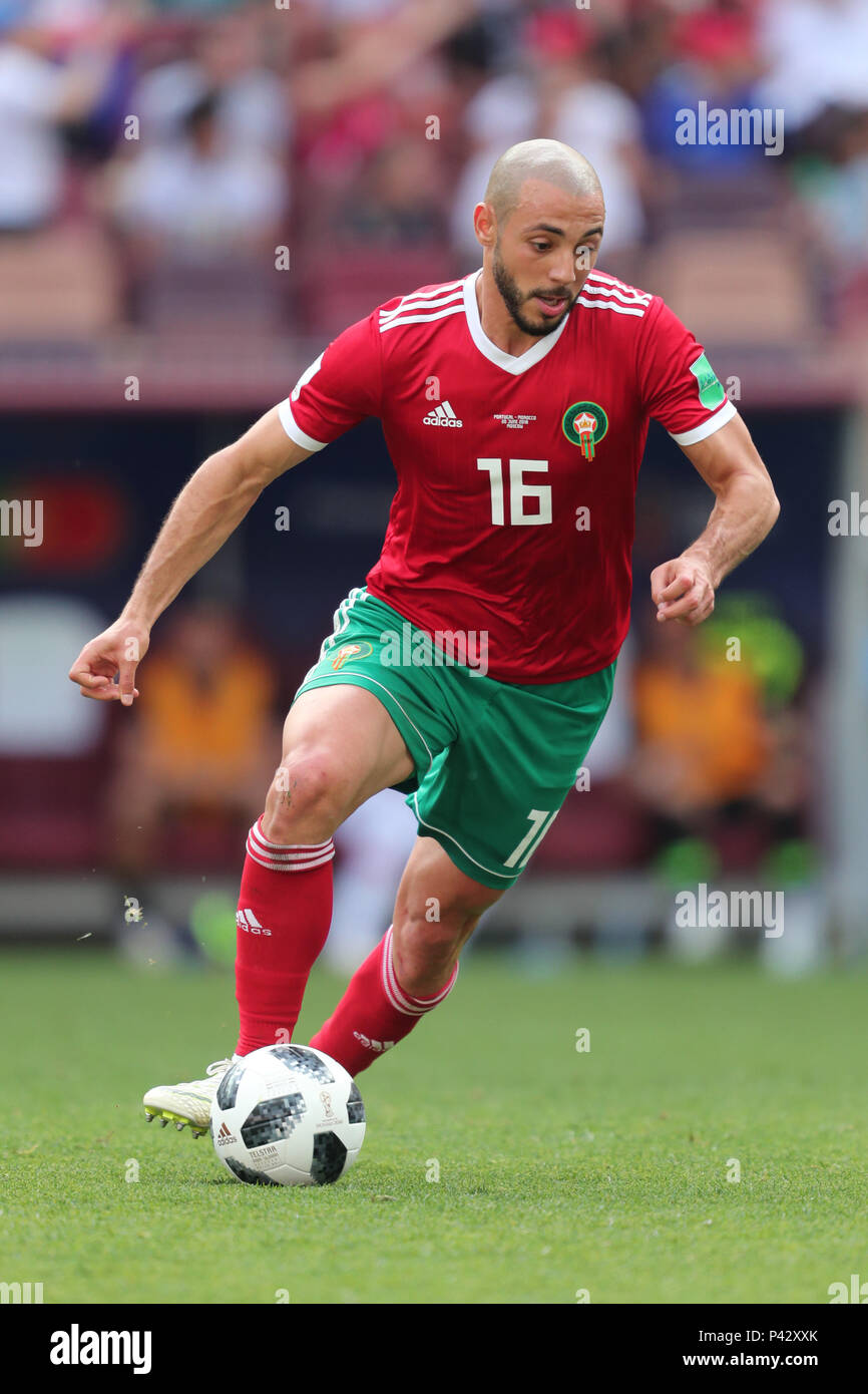 Mosc Rusia. 20 de junio de 2018. Nordin Amrabat MARRUECOS