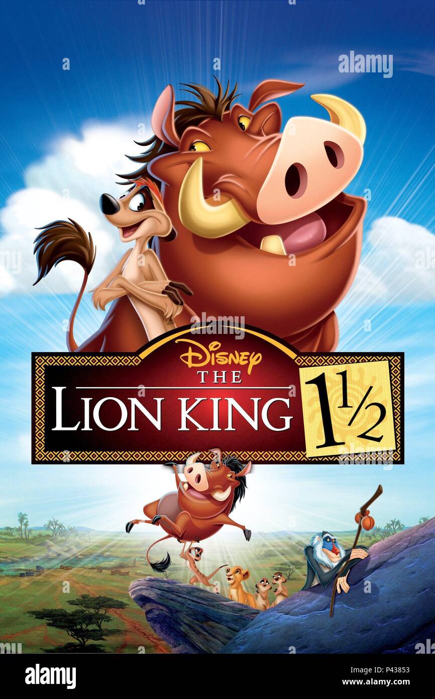 El título original de la película: El Rey León 1 1/2. Título en inglés: The  Lion King 1 1/2. El director de cine: BRADLEY RAYMOND. Año: 2004. Crédito:  Walt Disney Televisión / Álbum Fotografía de stock - Alamy