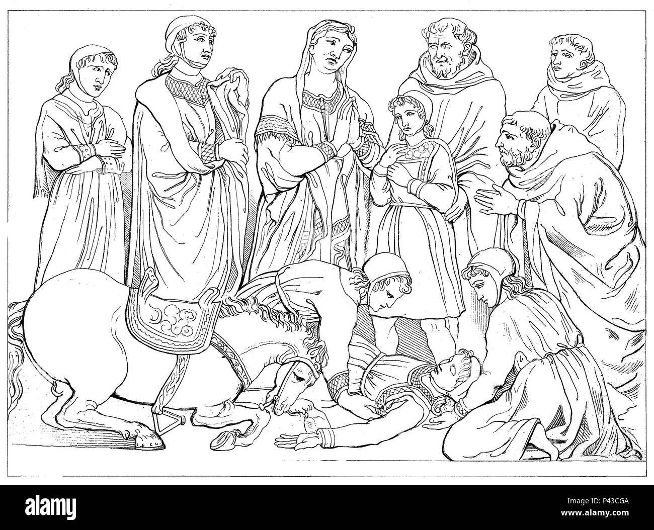 El milagro de San Dominicus, el sagrado Dominicus fue el fundador de la