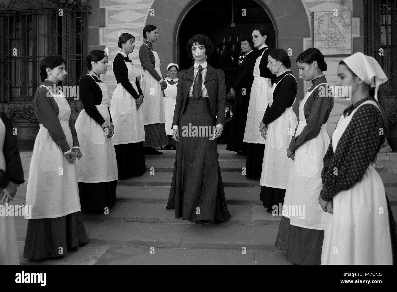 El título original de la película: Blancanieves. Título en inglés: Blancanieves. El director de cine: Pablo Berger. Año: 2012. Estrellas: Maribel Verdú. Crédito: fideos producción / Álbum Foto de stock