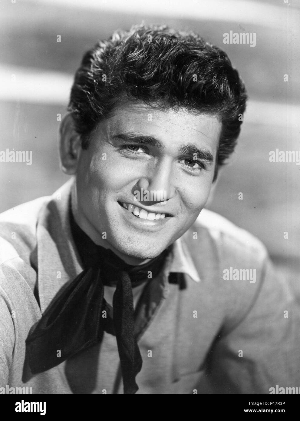 Bonanza tv michael landon Imágenes de stock en blanco y negro Alamy