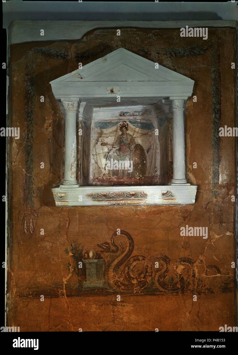 LARARIO. Ubicación: MUSEO CASTELLAMARE, NEAPEL, Italia. Foto de stock