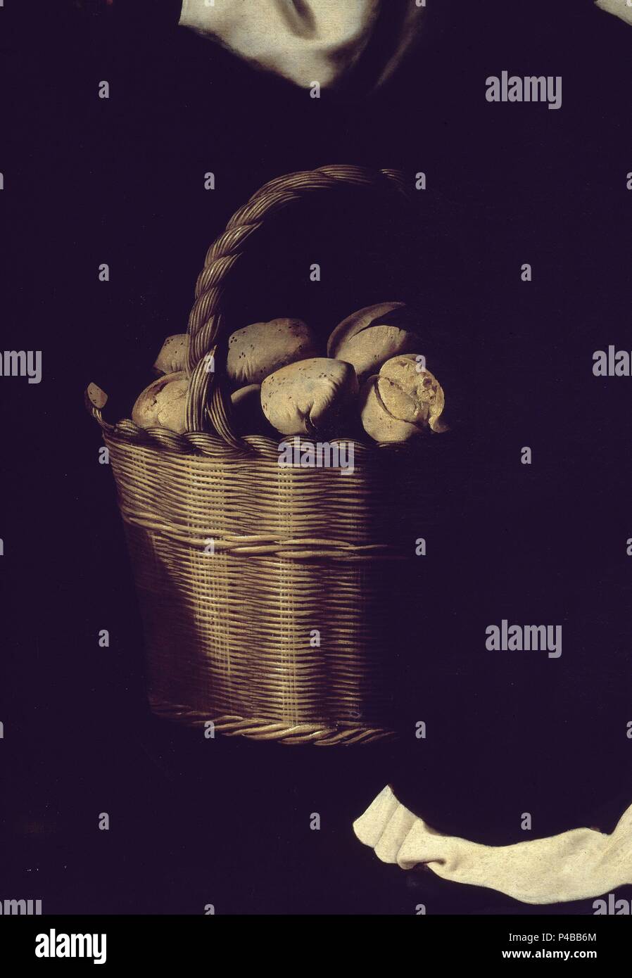 SACRISTIA LA CARIDAD DE FRAY MARTÍN DE VIZCAYA DETALLE DE LA CESTA