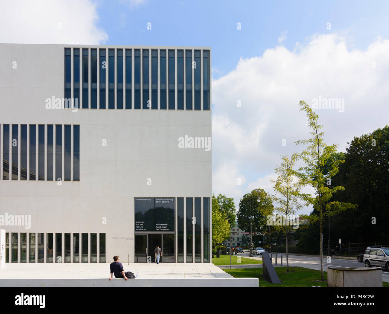 München, Munich, NS-Dokumentationszentrum (Centro de Documentación para la historia del Nacional Socialismo), Alta Baviera, Baviera, Alemania Foto de stock