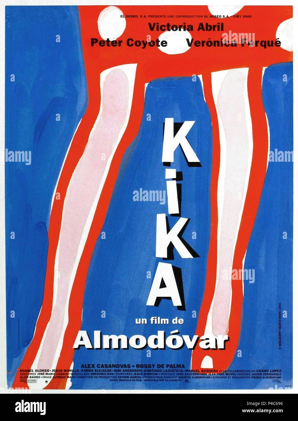 El Titulo Original De La Pelicula Kika Titulo En Ingles Kika Ano 1993 Director Pedro Almodovar Estrellas Bibi Andersen Victoria Abril Veronica Forque Pedro Almodovar Anabel Alonso Credito El Deseo S A