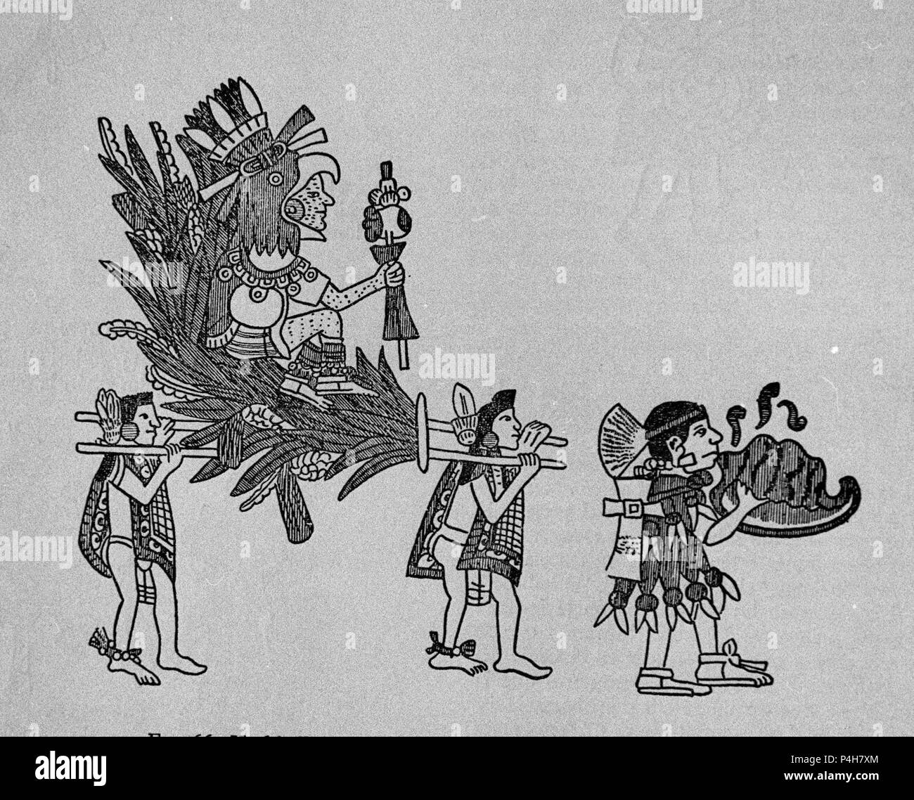 Xochipilli dios Imágenes de stock en blanco y negro Alamy