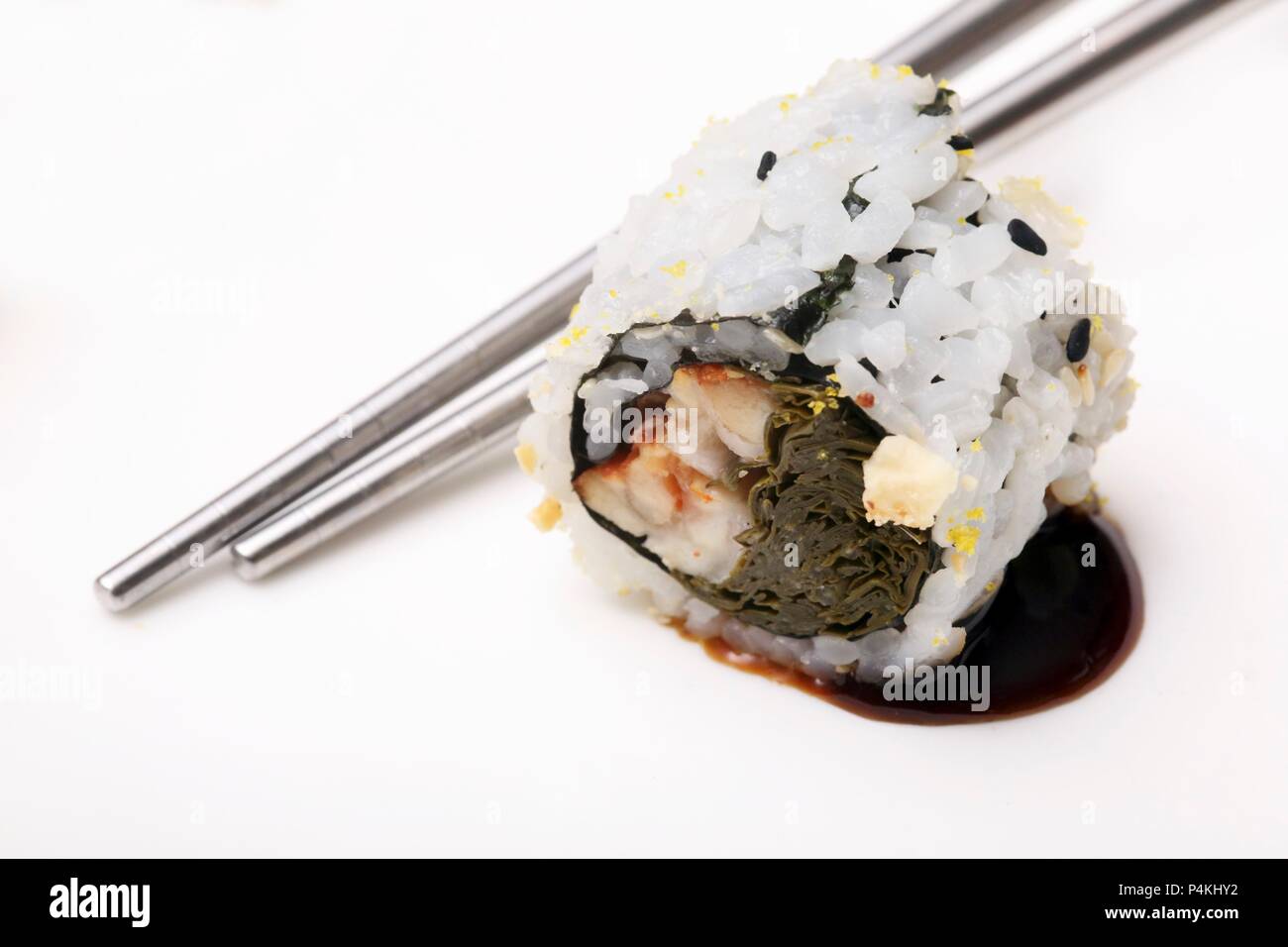 Sushi Uramaki Foto de stock