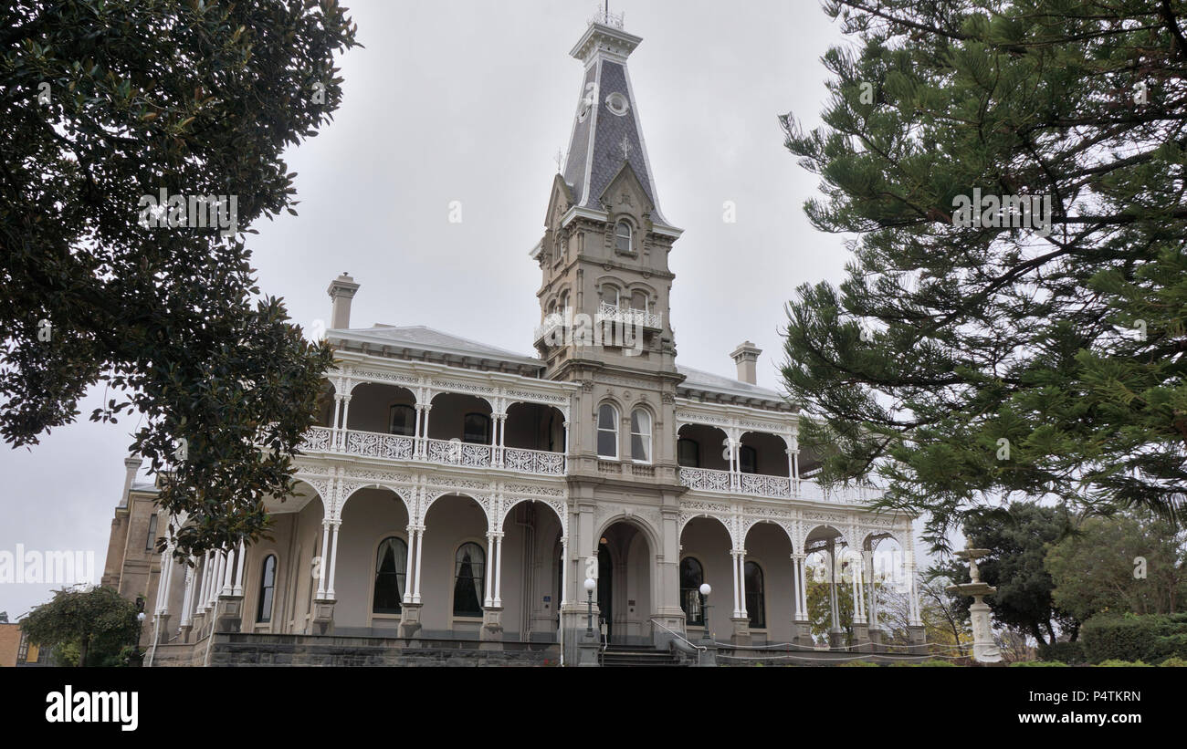 Rupertswood fue construido como la residencia de Sir William John Clarke en 1874-76. Clarke fue el primer australiano nacido Baronet unidas, Foto de stock
