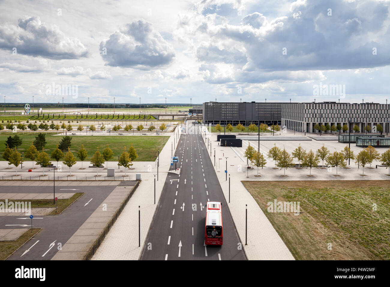 Schoenefeld, Alemania, Aeropuerto Berlin Brandenburg Willy Brandt BER Foto de stock