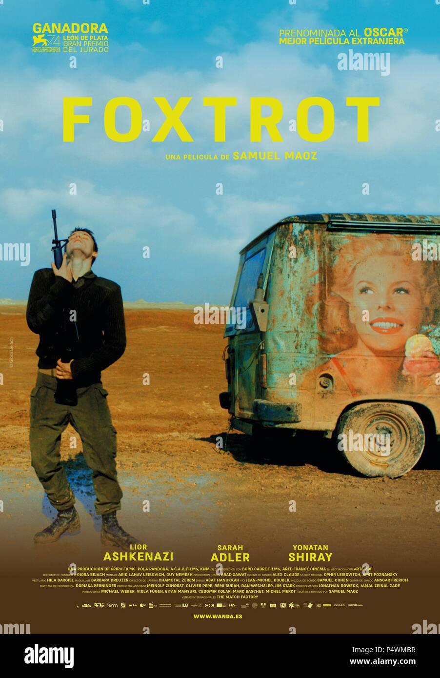 El título de la película original: Foxtrot. Título en inglés: Foxtrot. El director de cine: Samuel Maoz. Año: 2017. Crédito: Sony Pictures / Álbum Foto de stock