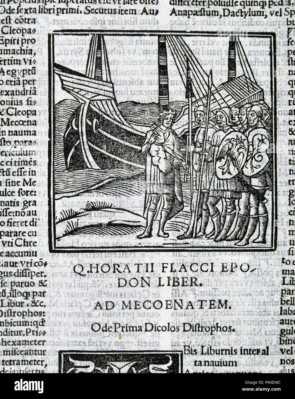 HORACIO (Quinto Horacio Flaco) (venosa, 65 a. C. ¿? 8. C.). Poeta