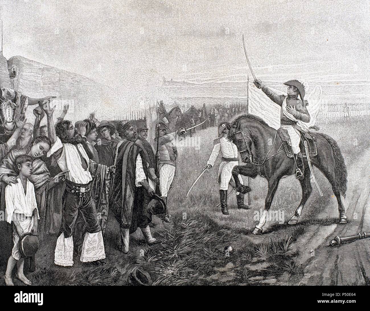 La independencia de Argentina. Manuel Belgrano (17701820). Militares