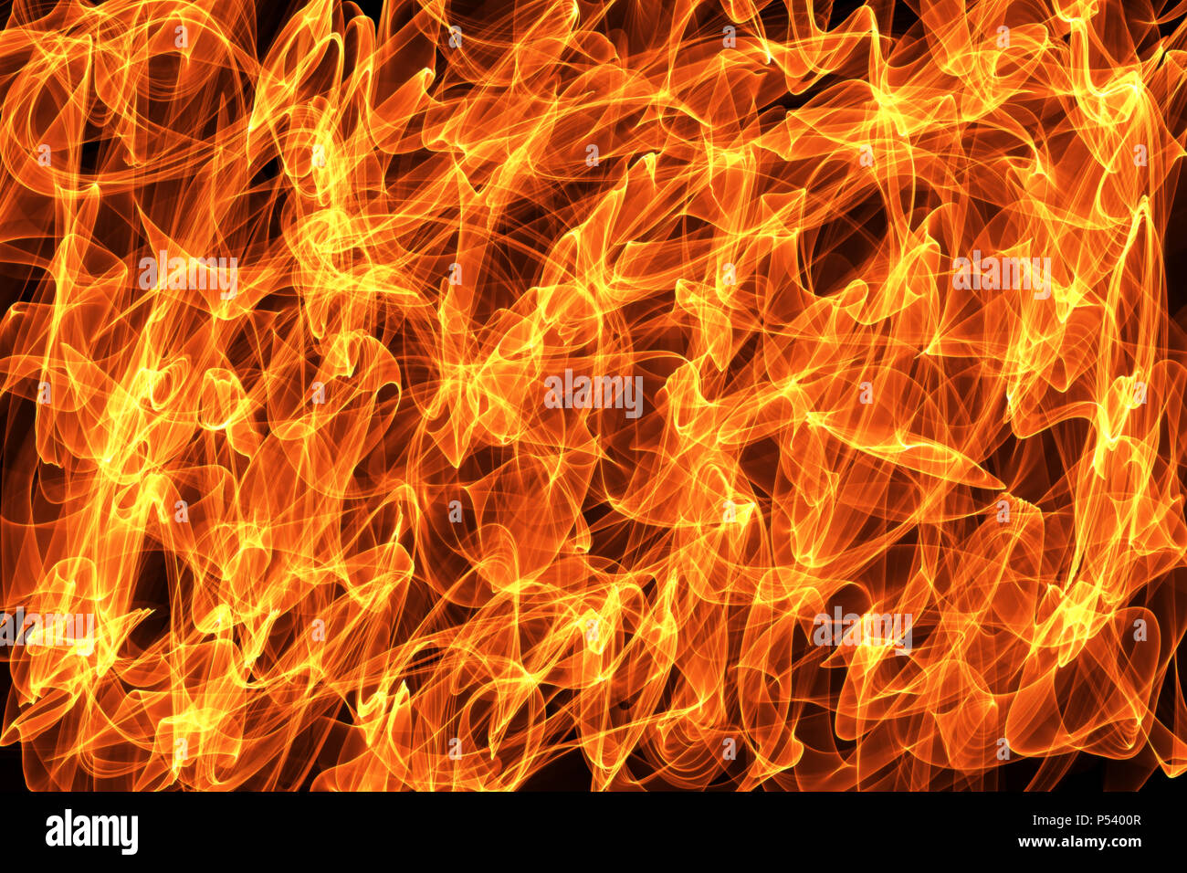 Efecto fuego ilustración de fondo Fotografía de stock - Alamy