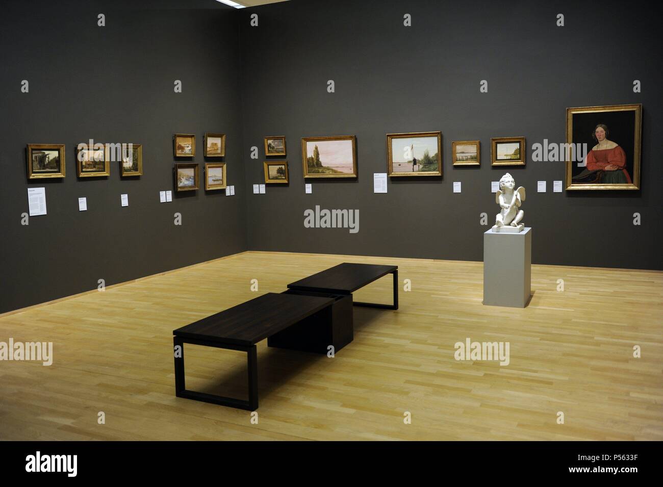 Dinamarca. Copenhague. Museo Nacional de Arte de Interior. Foto de stock