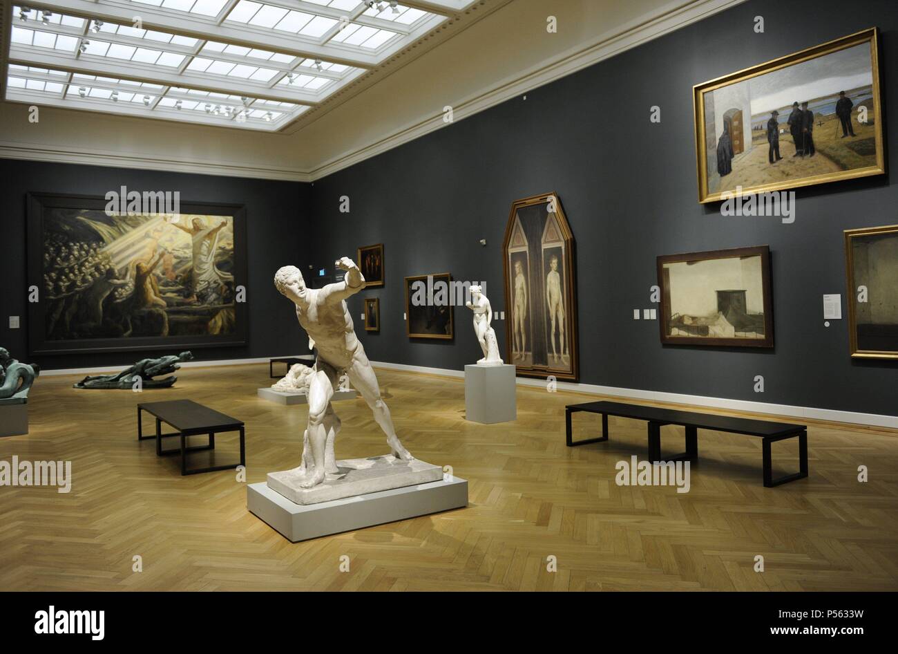 Dinamarca. Copenhague. Museo Nacional de Arte de Interior. Foto de stock