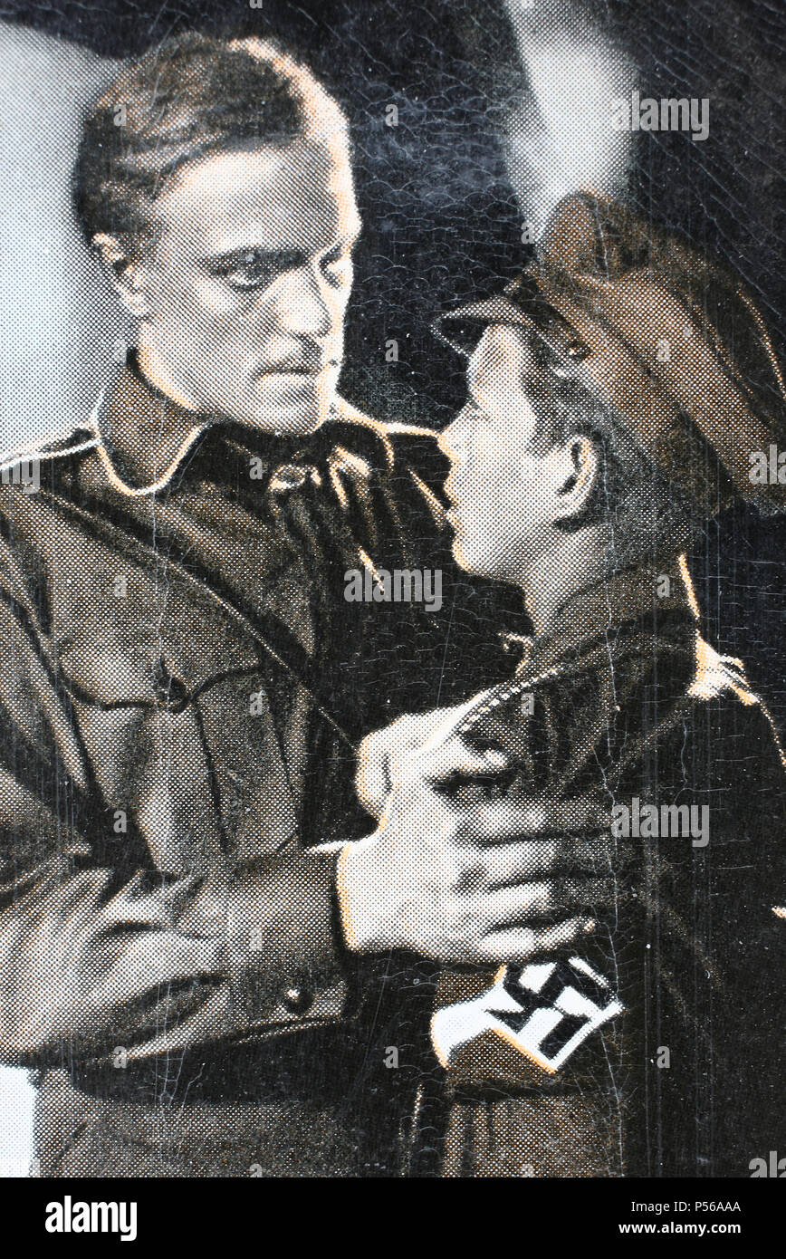 Claus Clausen (15 de agosto de 1899 â€" 25 de noviembre de 1989) fue un actor de cine alemán, Hitler Youth, Hitlerjunge Quex Quex, es una base de la novela de propaganda nazi de 1932 Foto de stock