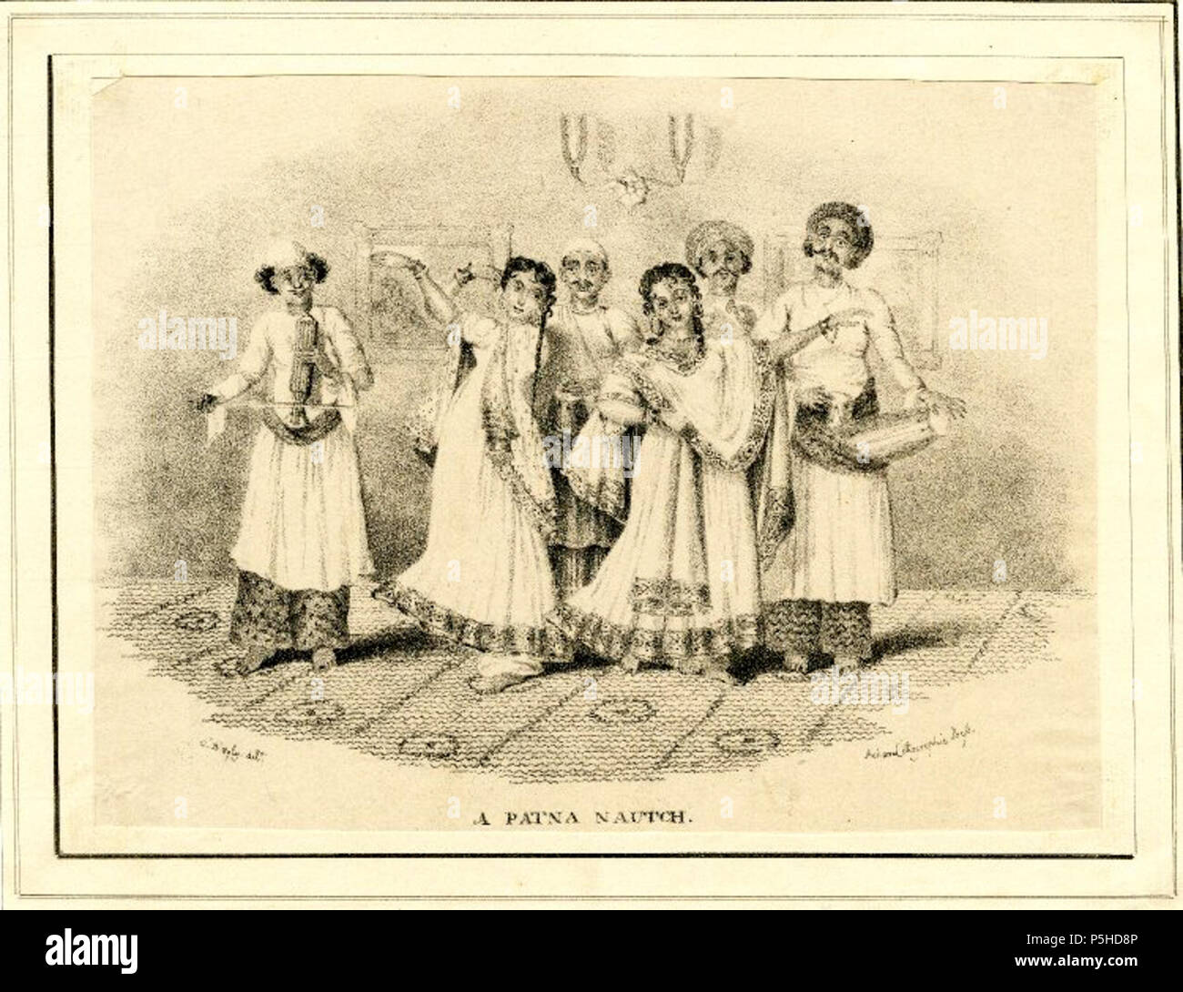 N A Ingles Patna En La Provincia De Bengala La India Britanica