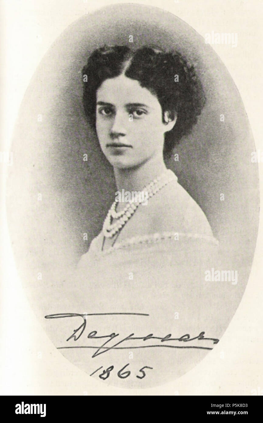 N/A. Inglés: Princesa Dagmar de Dinamarca . 1865. Unknown 405 Dagmar de Dinamarca de 1865. Foto de stock