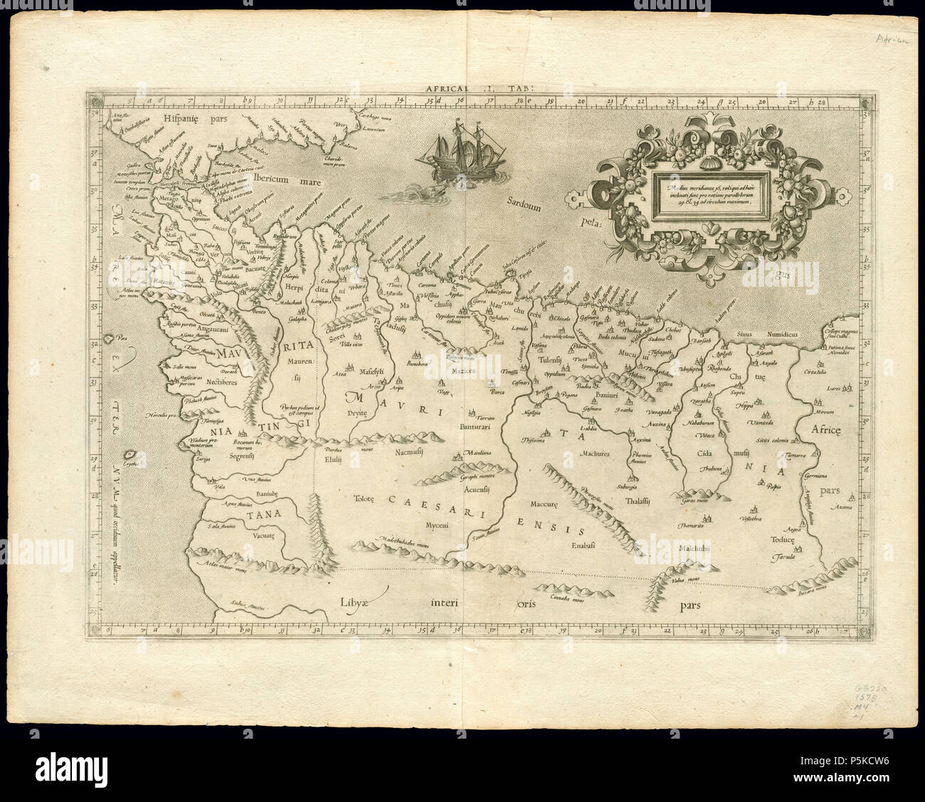 Mapa antigo de gerard mercator 1633 o pólo norte está no centro