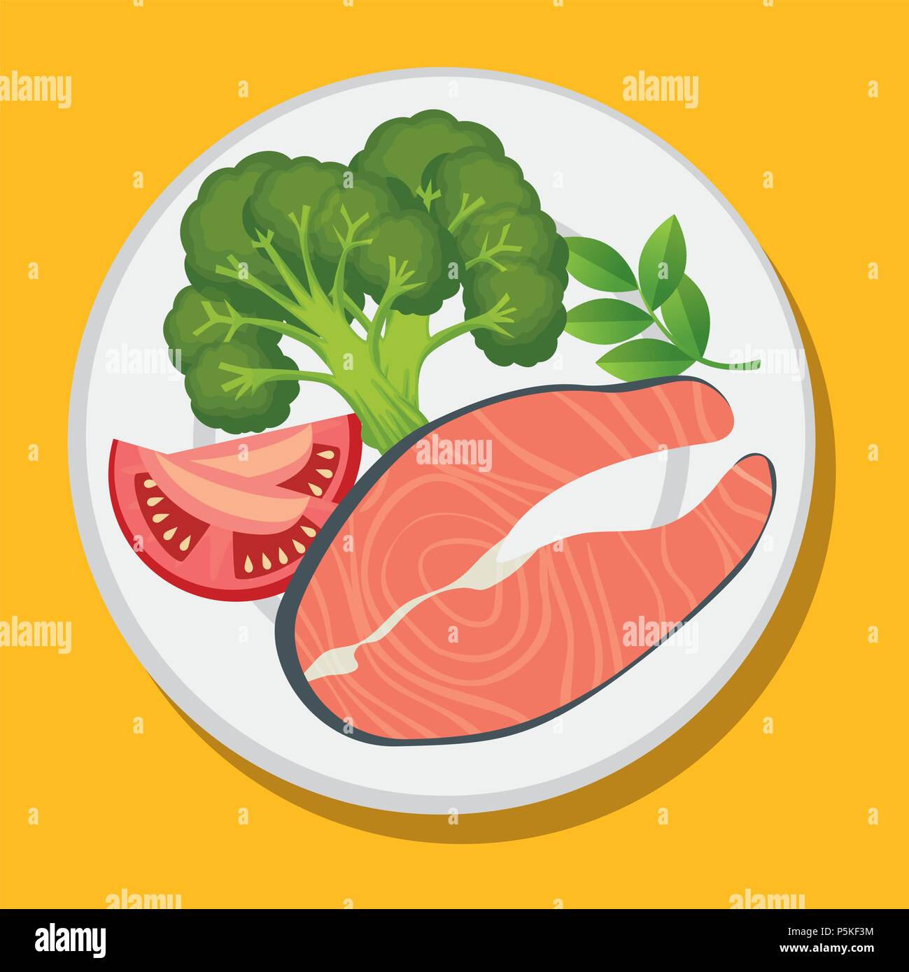 Los iconos de menú de comida saludable Imagen Vector de stock - Alamy