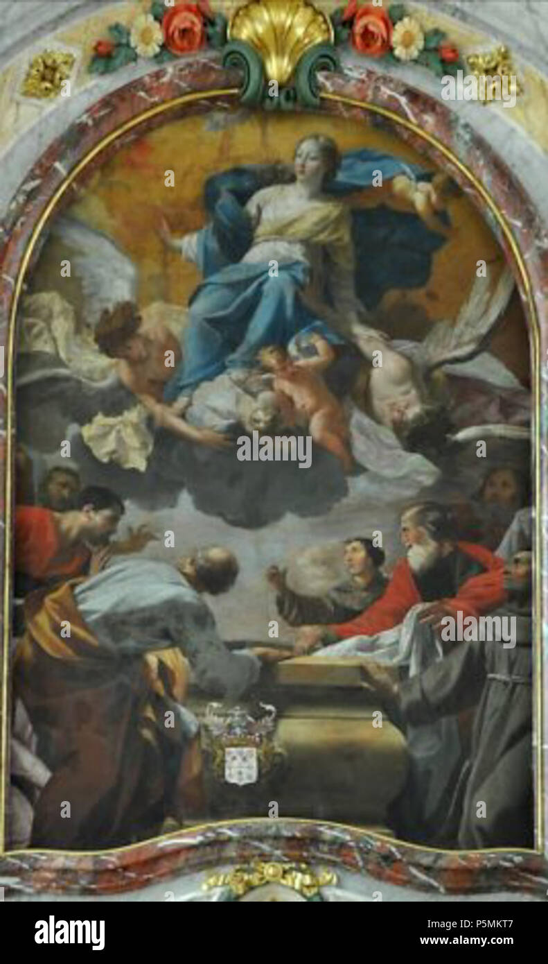 N/A. Français retablo 'l'Assomption de la Vierge