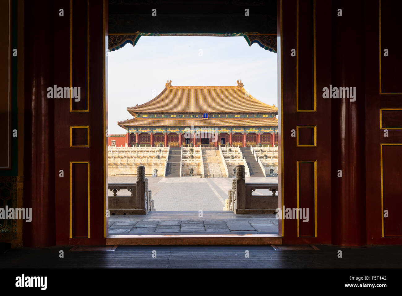 La Ciudad Prohibida en Beijing Foto de stock