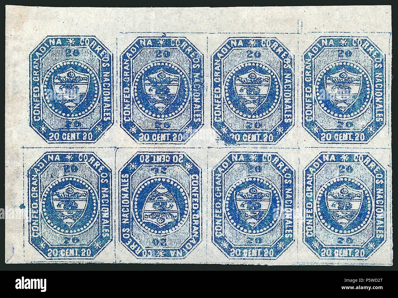 n-a-ingl-s-colombia-confederaci-n-granadine-1859-20c-tete-beche