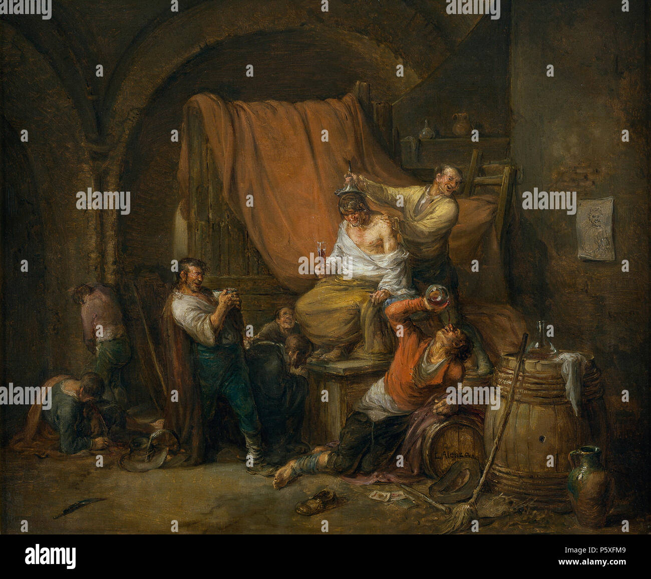 N A Ingles El Triunfo De Baco Antes De 1845 Leonardo Alenza