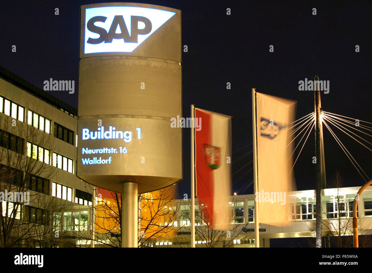 Sede de SAP AG en Walldorf, Alemania Foto de stock