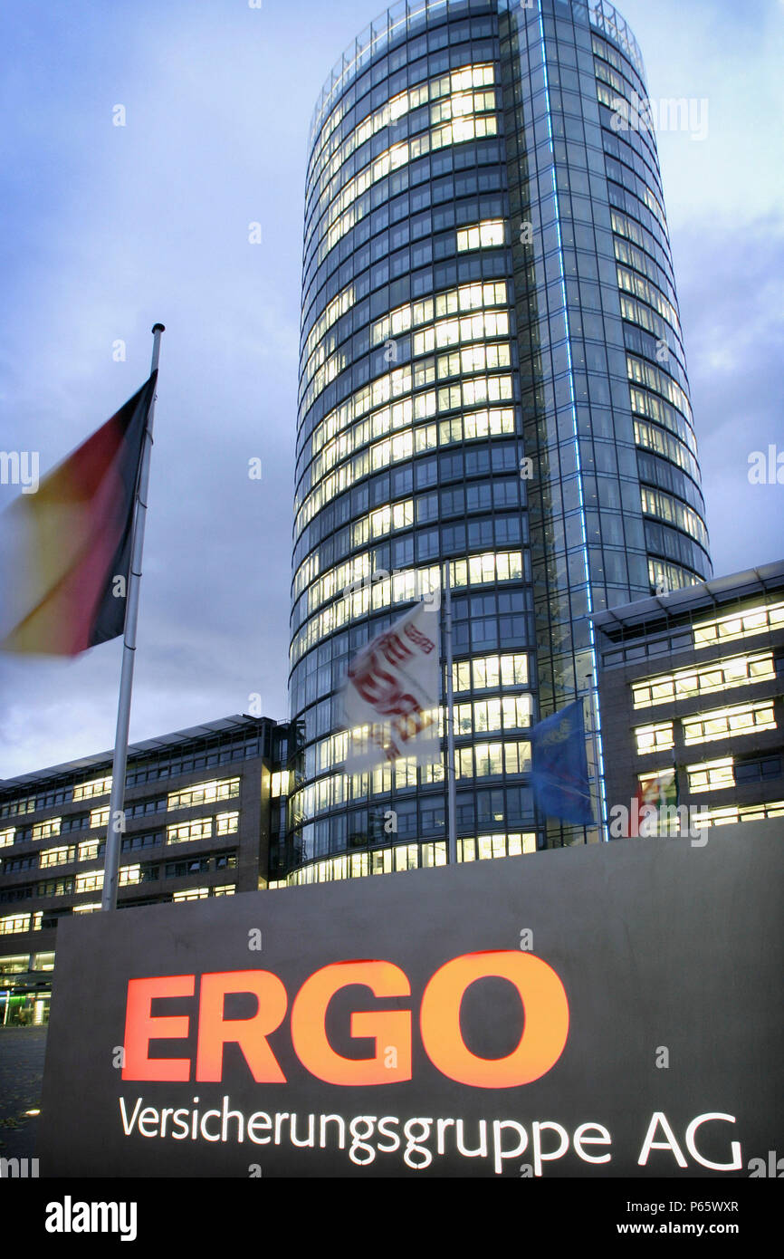 Sede de ERGO en Dusseldorf, Alemania Foto de stock
