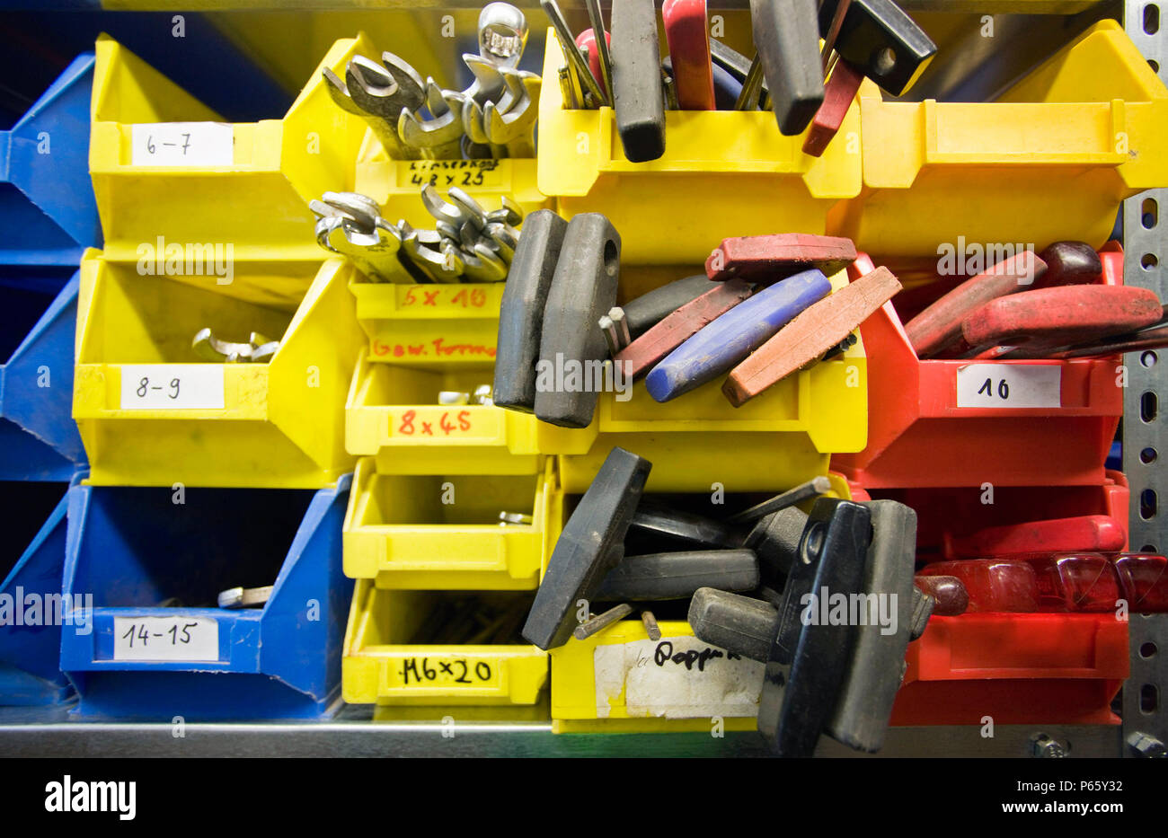 Cajas de herramientas Foto de stock