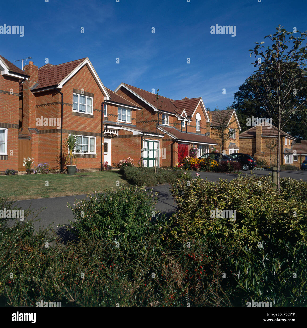 Urbanización cerca de Frome, Wiltshire Foto de stock