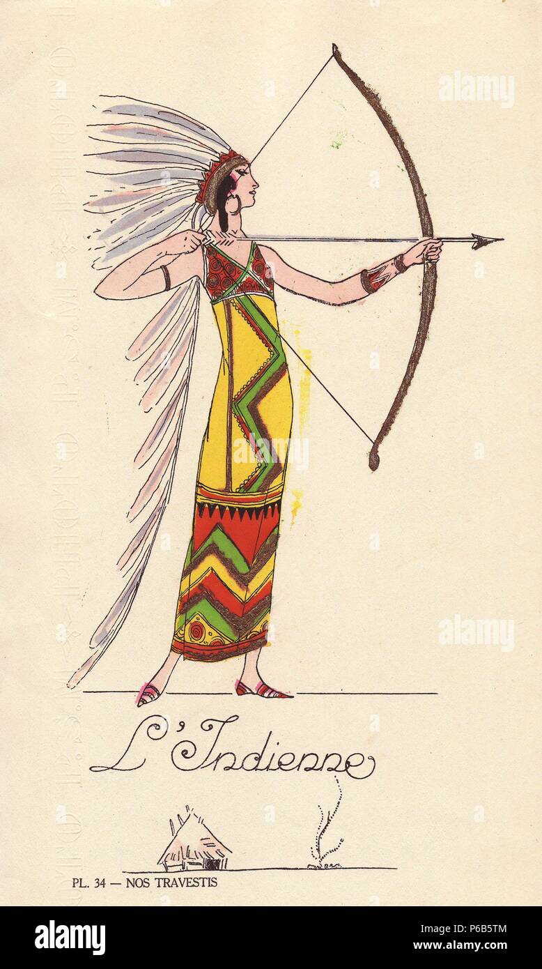 Diseño de vestuario figurilla de exterior, lazo y flecha., diverso, arco y  flecha, disfraz png