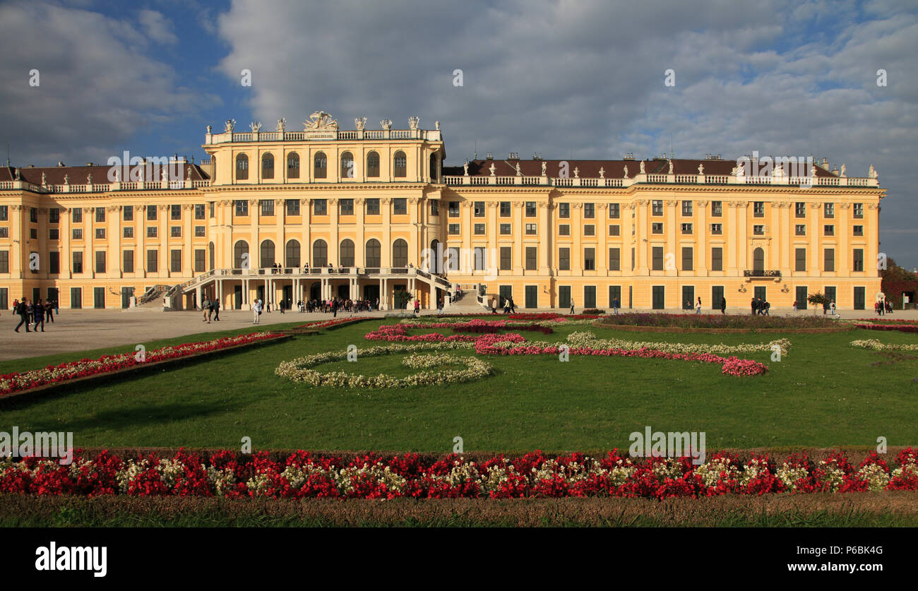 Austria, Viena Schoenbrunn, Palacio, Foto de stock