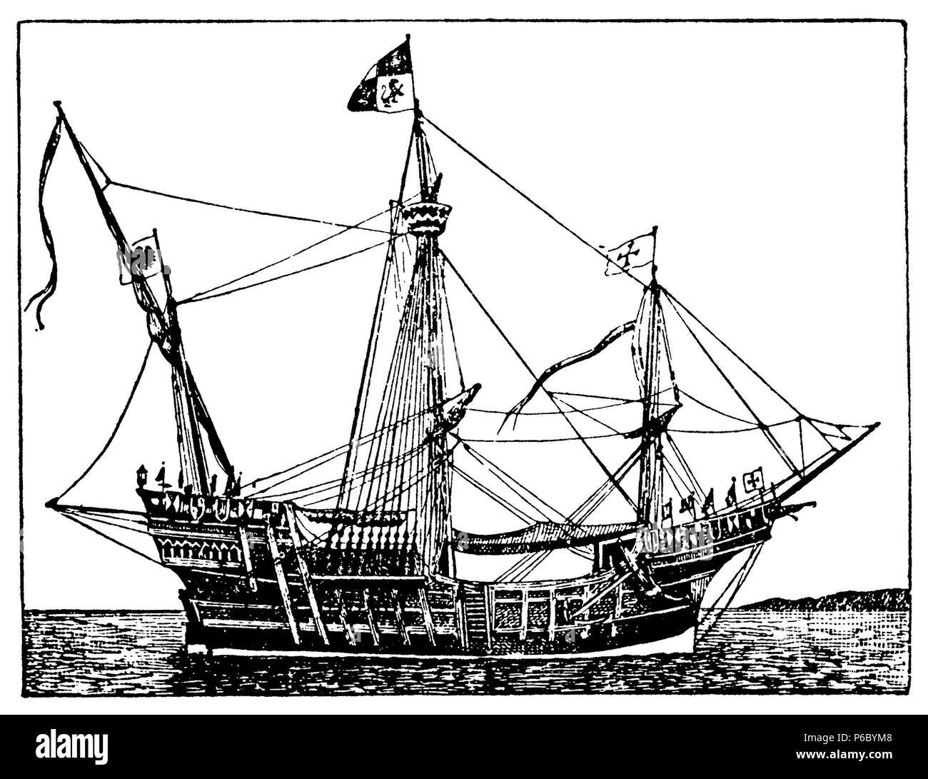 Caravelle De Cristobal Colon 1910 Fotografia De Stock Alamy Caravelle De Cristobal Colon 1910 Fotografia De Stock Alamy